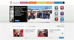 Desktop Screenshot of diputaciondevalladolid.es